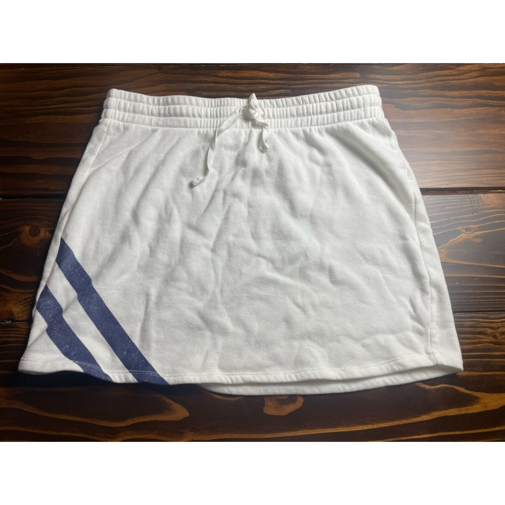 Grayson Skirt, Women's Size XL, White Blue, Short, Sweat Skirt